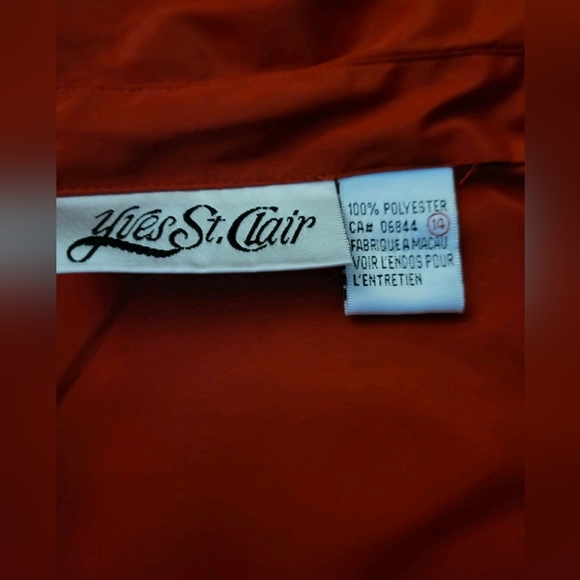 Vintage Yves St. Clair Triple Colar Shirt size 12 - Picture 5 of 5